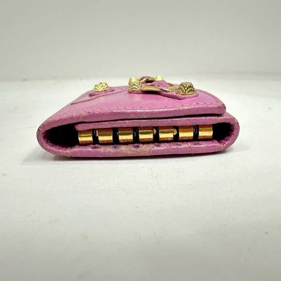 Balenciaga Osaka Pink Leather 6 Ring Key Holder - Picture 3 of 10